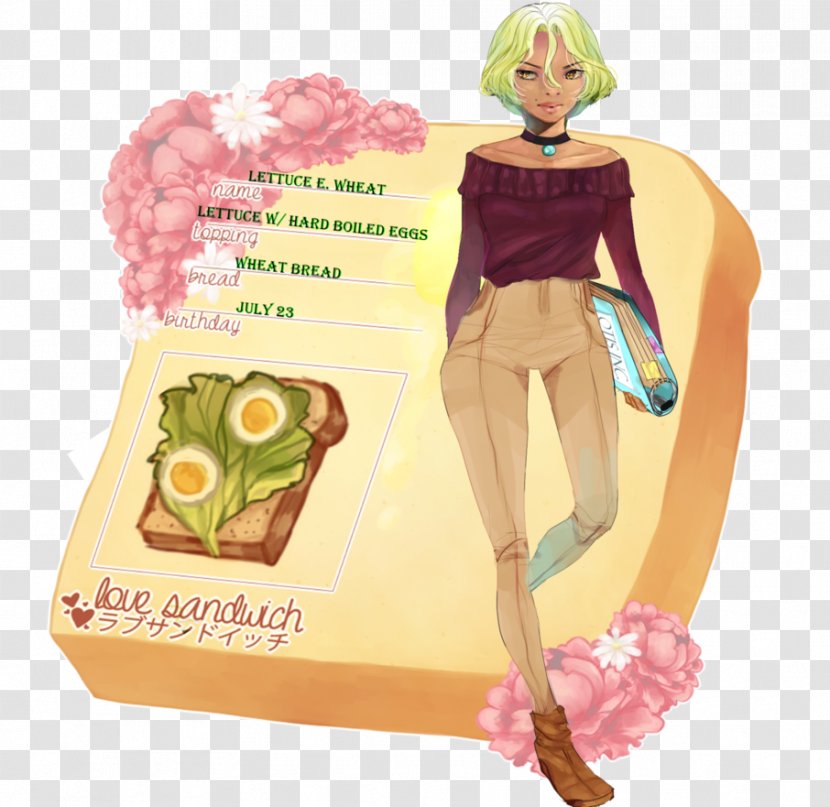 DeviantArt Bread Love Sandwich - Hard Grains Of Wheat Used In Puddings Transparent PNG