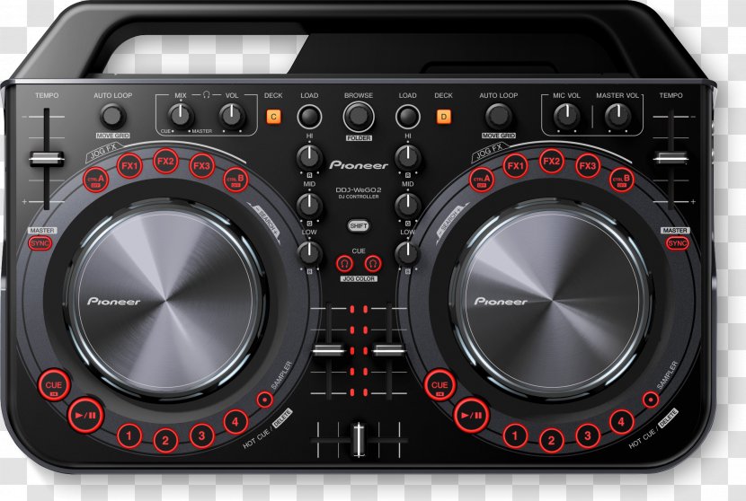 DJ Controller Disc Jockey Pioneer Virtual Djay - Frame - Guest Dj Transparent PNG