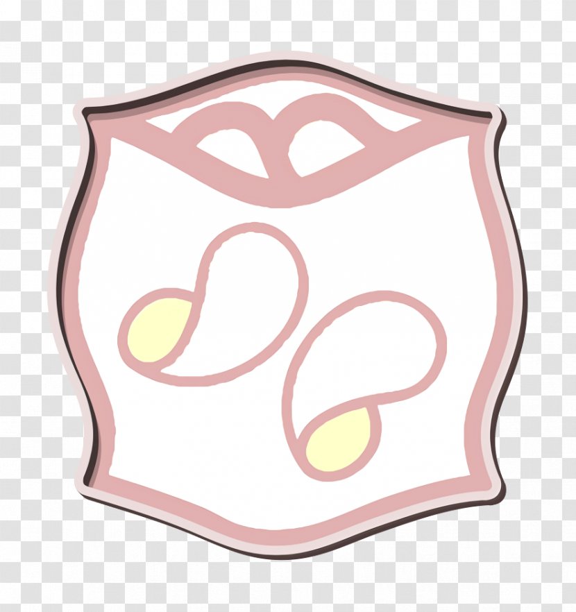 Bag Icon Chips Package - Logo - Peach Transparent PNG