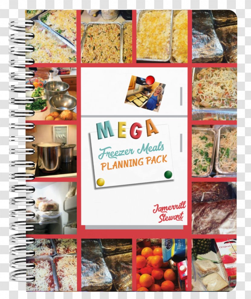Jamerrill's Large Family Table Meal Cooking Recipe - Collage - Freezer Meals Transparent PNG