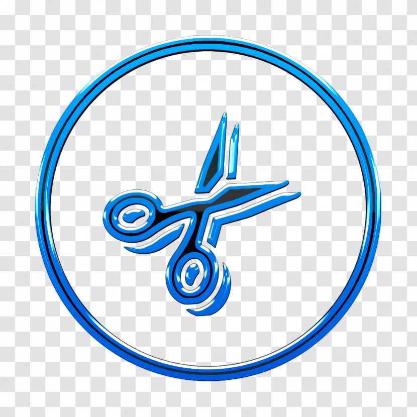 Cut Icon Cutting Diy - Tool - Logo Electric Blue Transparent PNG