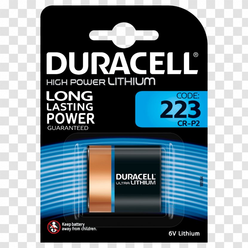 Electric Battery Duracell Lithium Alkaline Bateria CR123 Transparent PNG