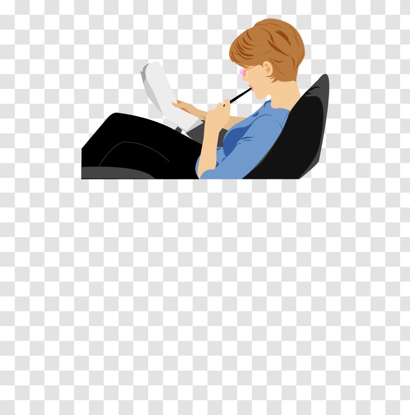 Sitting Cartoon Illustration - Coreldraw - Man On The Couch Watching File Transparent PNG