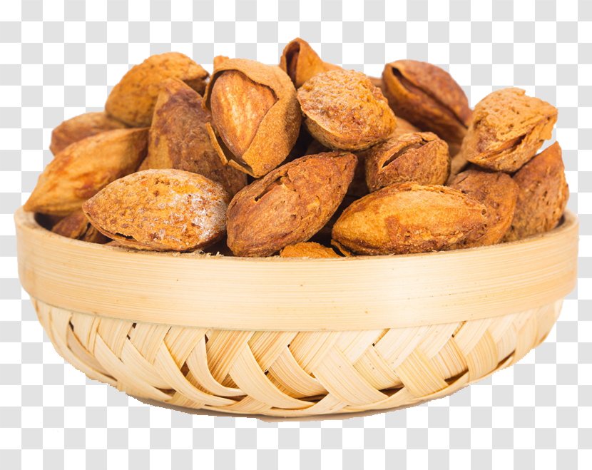 Mixed Nuts Almond Milk - Basket - A Of Almonds Transparent PNG