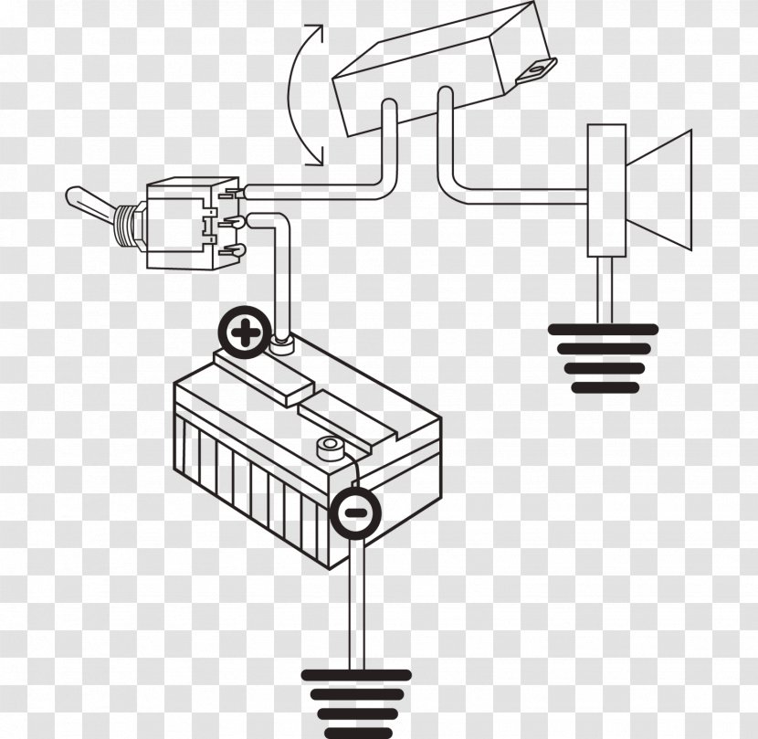 Motorcycle Alarm Component Kemo M073N 12 Vdc /m/02csf Assembly Kit Conrad Components 199648 Drawing - Small Transparent PNG