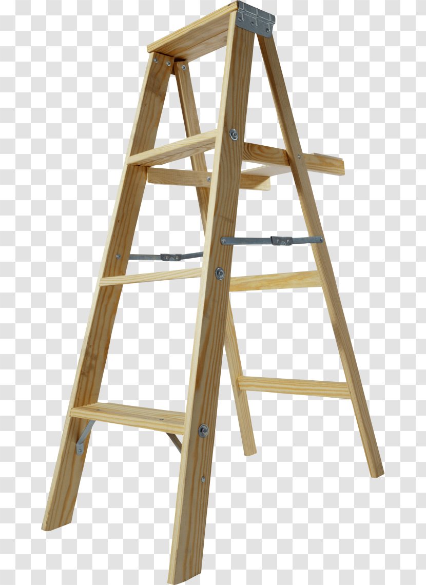 Ladder Wood Stairs Clip Art - Wooden Ladders Transparent PNG