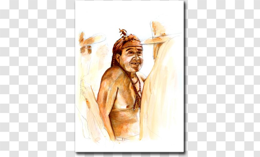 Pascua Yaqui Tribe Native Americans In The United States Ritual Southwestern - Ink Wash Painting Transparent PNG