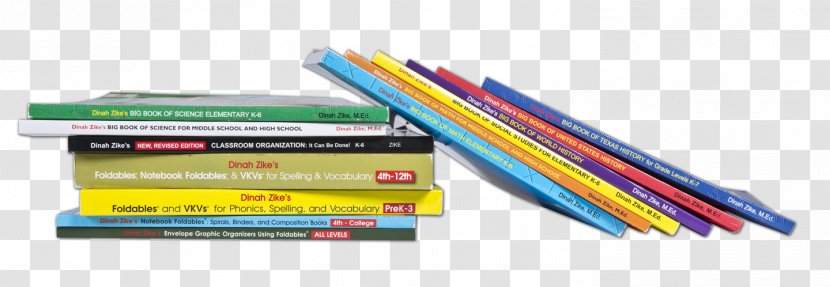 Office Supplies Plastic Line - Material - Stacked Books Transparent PNG