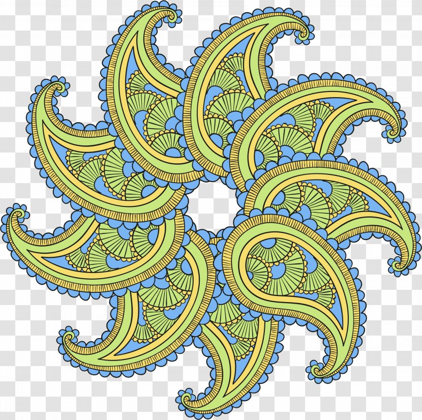 Paisley Design Image Clip Art - Visual Arts - Symmetry Transparent PNG