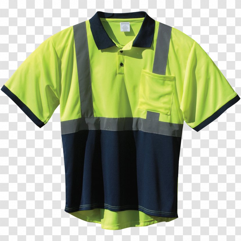 T-shirt High-visibility Clothing Jersey Polo Shirt - Workwear Transparent PNG
