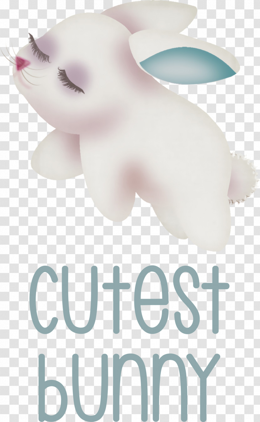 Cutest Bunny Bunny Easter Day Transparent PNG