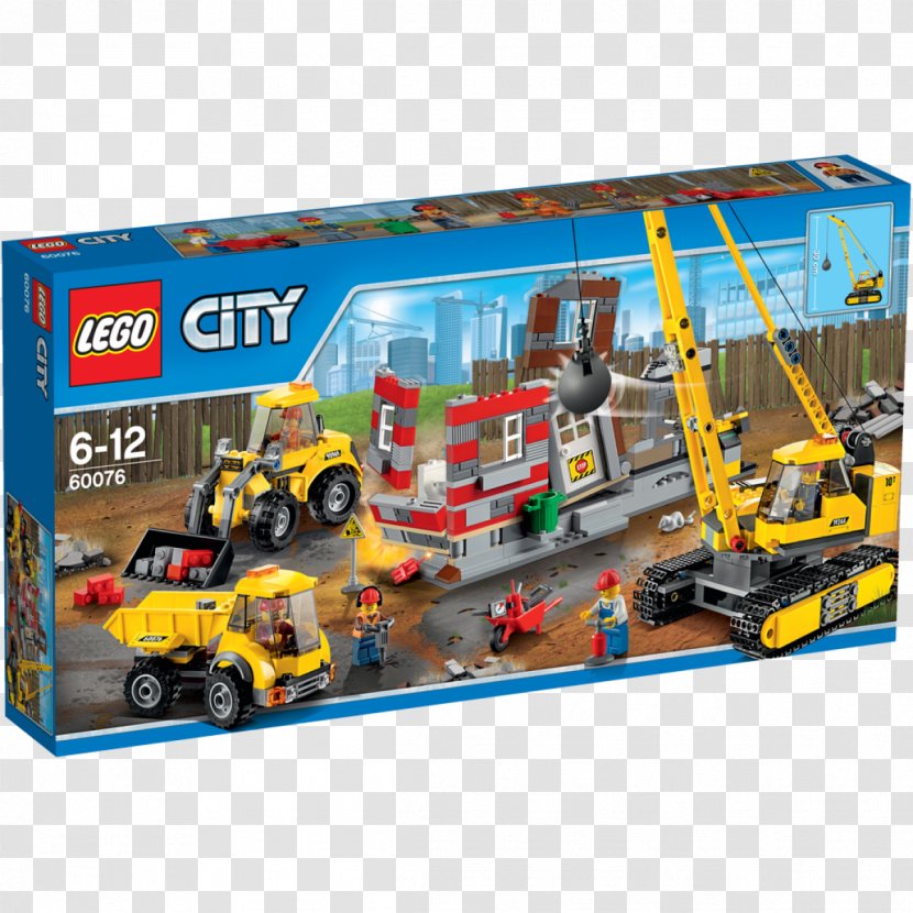 Lego City LEGO 60076 Demolition Site Hamleys Duplo - Construction Set Transparent PNG