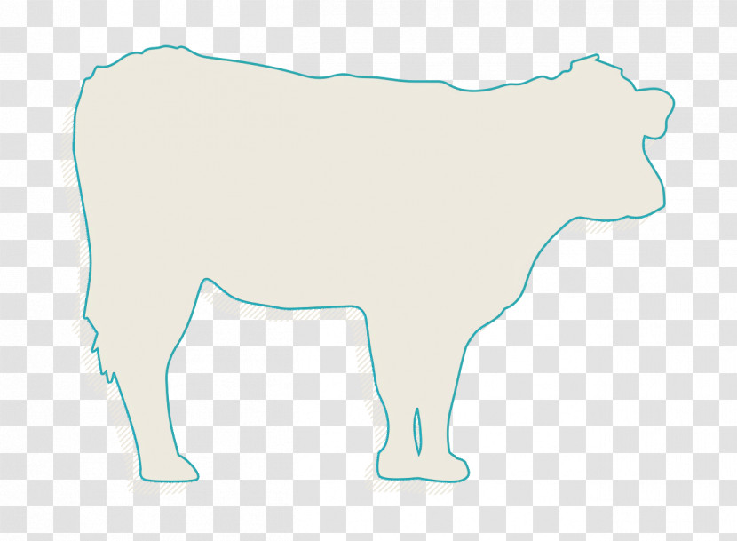 Animals Icon Cow Silhouette Icon Animal Kingdom Icon Transparent PNG
