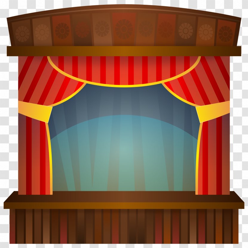 Theatre Theater Drapes And Stage Curtains Cinema Clip Art - Red - Capabilities Cliparts Transparent PNG