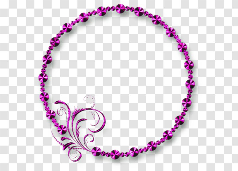 Silver Circle - Jewellery - Jewelry Making Magenta Transparent PNG