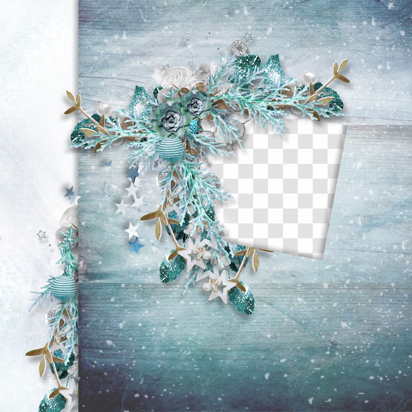 Picture Frame Blue Blog - Turquoise - Pretty Transparent PNG