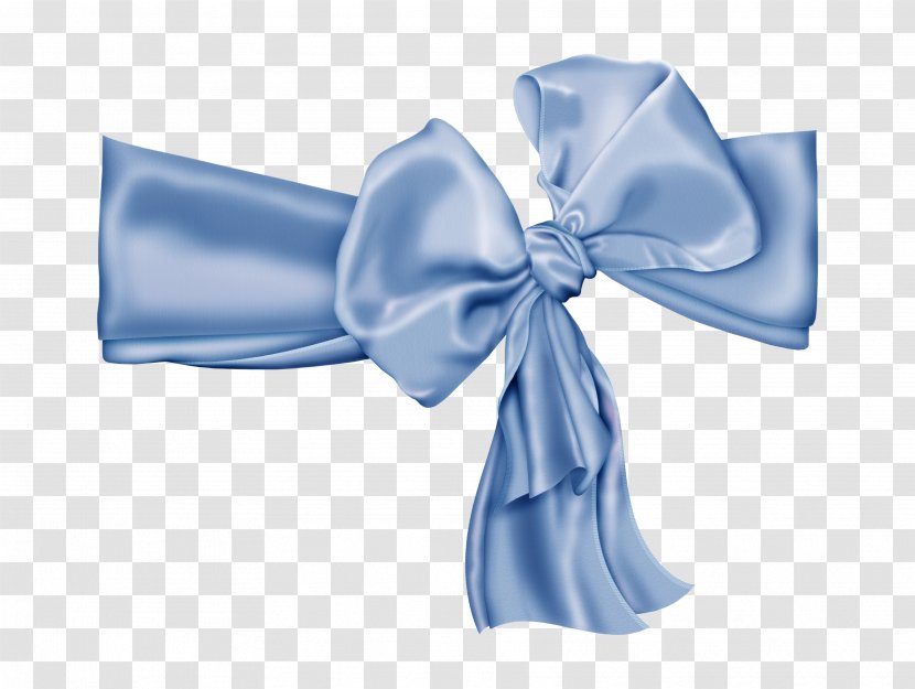 Blue Ribbon - Bow Transparent PNG