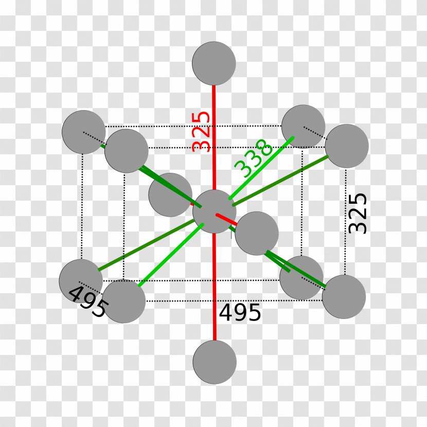 Indium Crystal Structure Chemical Element Boron Group - Cp Transparent PNG