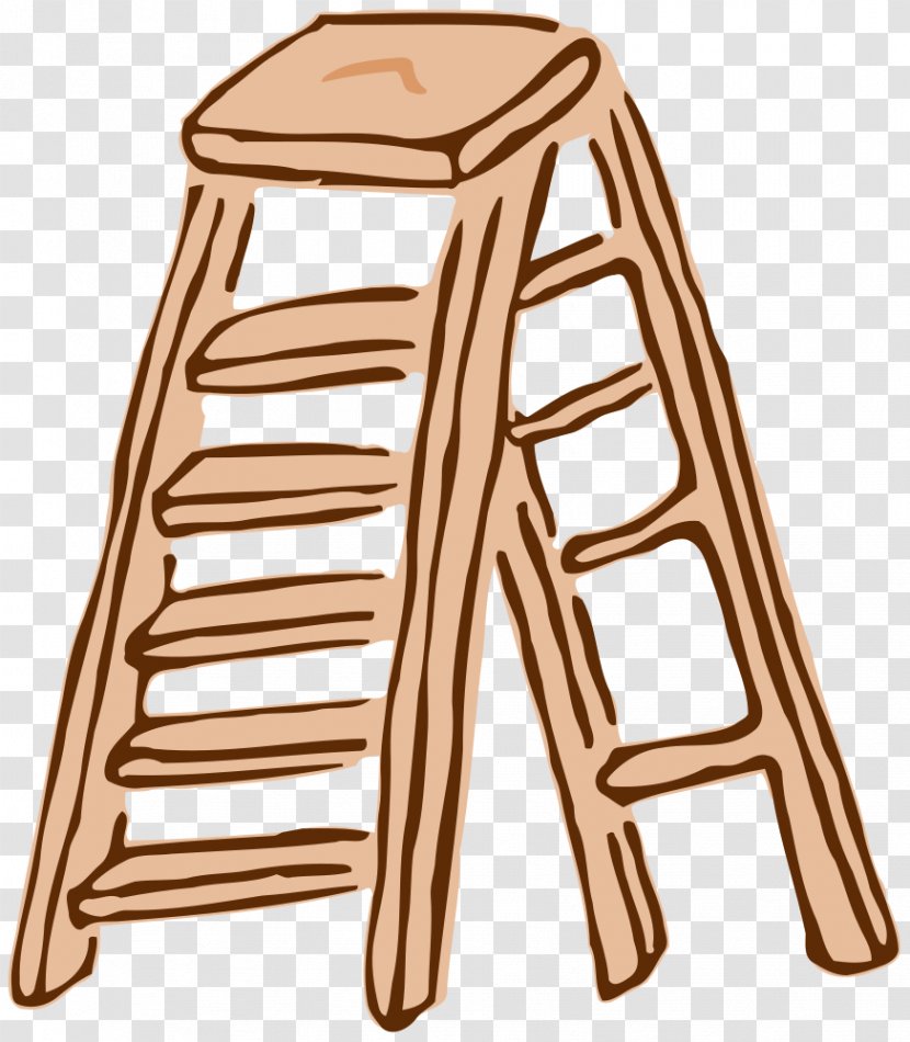Clip Art Vector Graphics Openclipart Ladder Image - Drawing Transparent PNG
