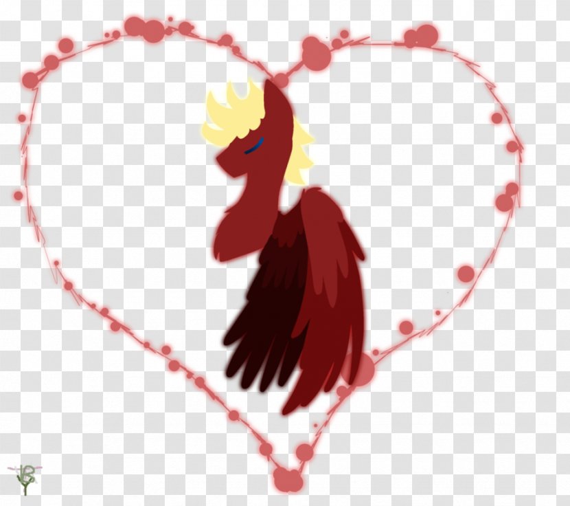 Rooster Chicken Heart - Watercolor Transparent PNG