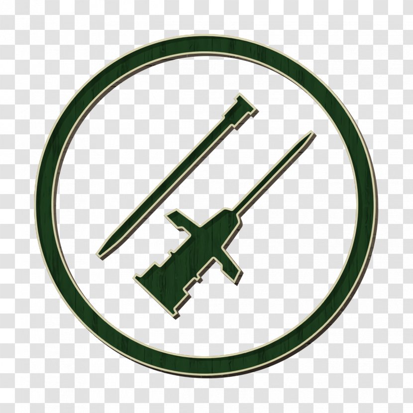 Cannula Icon Needles - Green Transparent PNG