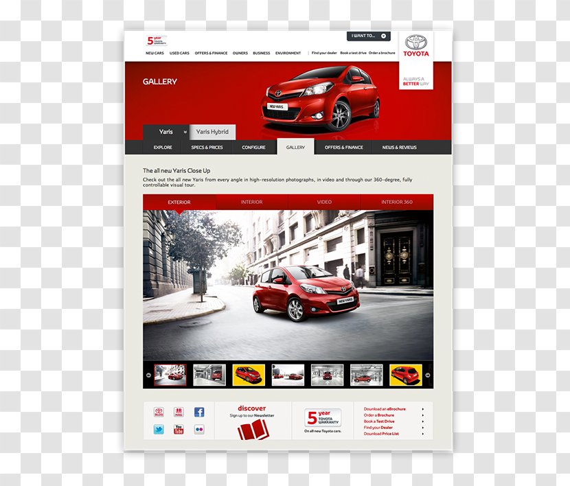 2011 Toyota Yaris Car Automotive Design Display Advertising Transparent PNG