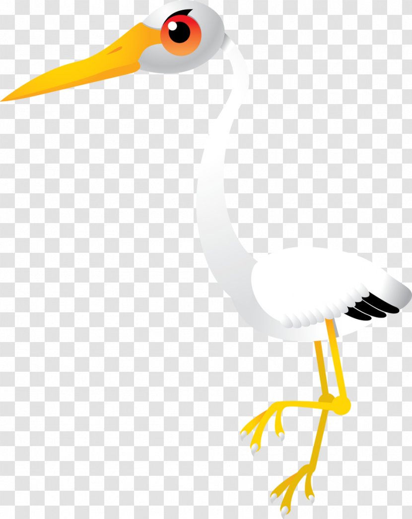 Red-crowned Crane Animal Cartoon - Ducks Geese And Swans - Stork Transparent PNG