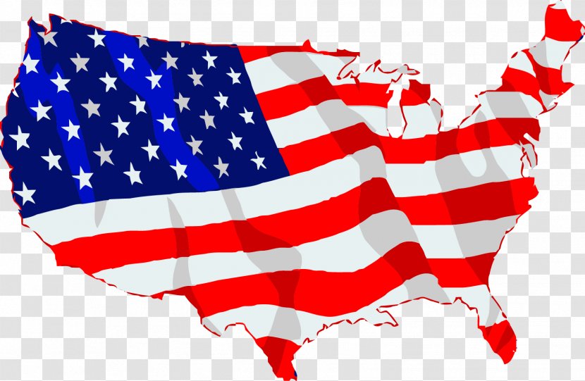 Flag Of The United States State Clip Art - Red - America Transparent PNG