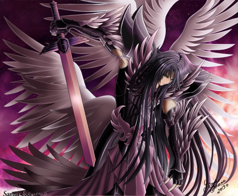 Pegasus Seiya Hades Athena Alone Saint Seiya: Knights Of The Zodiac - Silhouette Transparent PNG