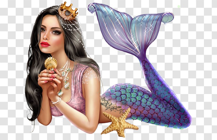 The Little Mermaid Drawing Image Illustration - Mythical Creature Transparent PNG