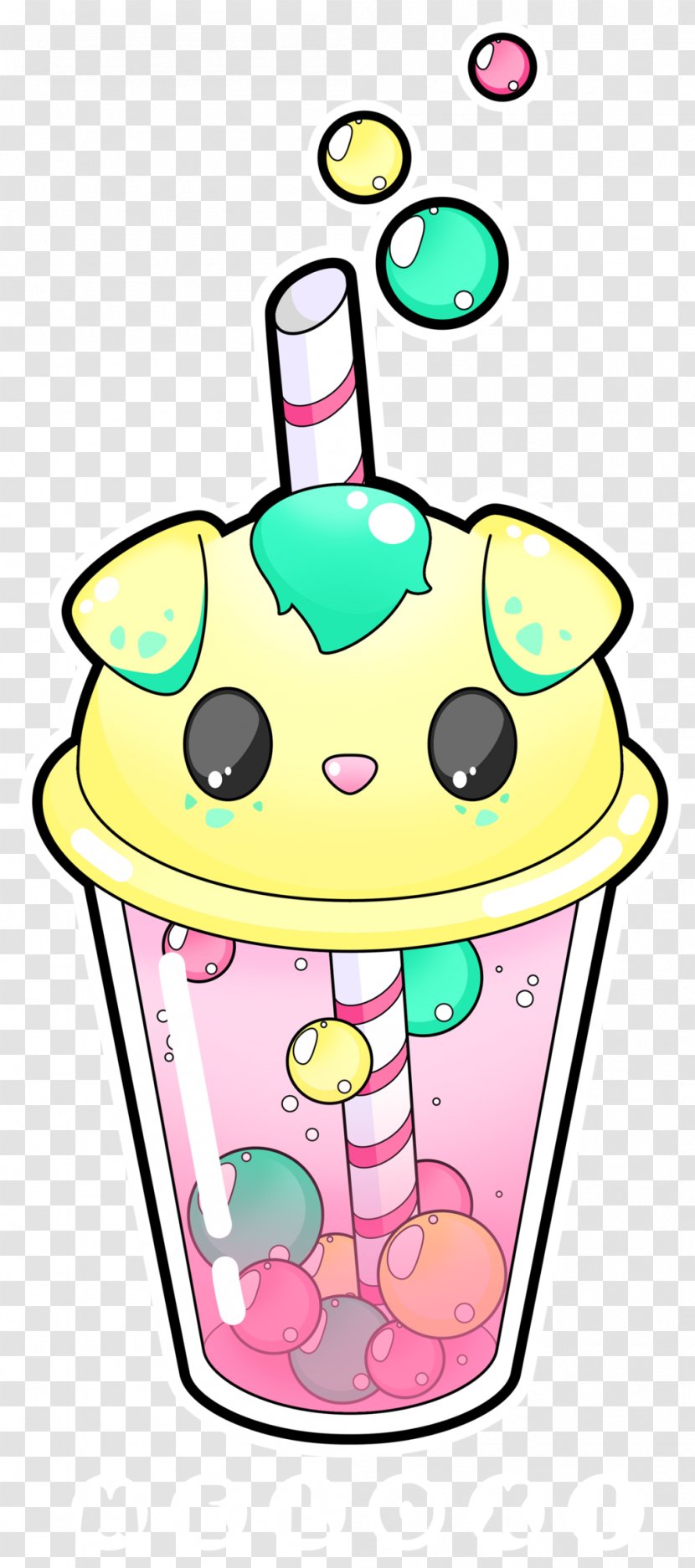 Bubble Tea Drawing Iced Food - Flower Transparent PNG