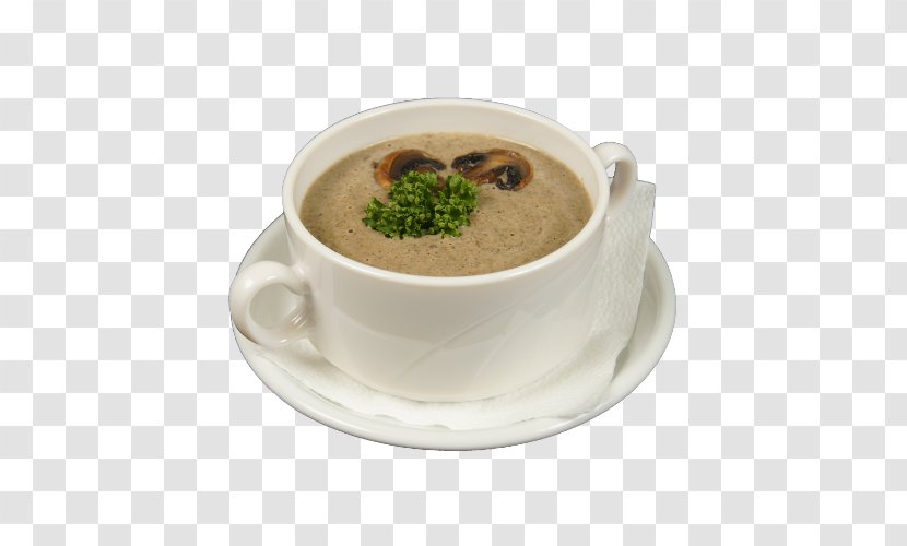Cream Of Mushroom Soup Restaurant Dish Gurmaniya - Recipe - Menu Transparent PNG