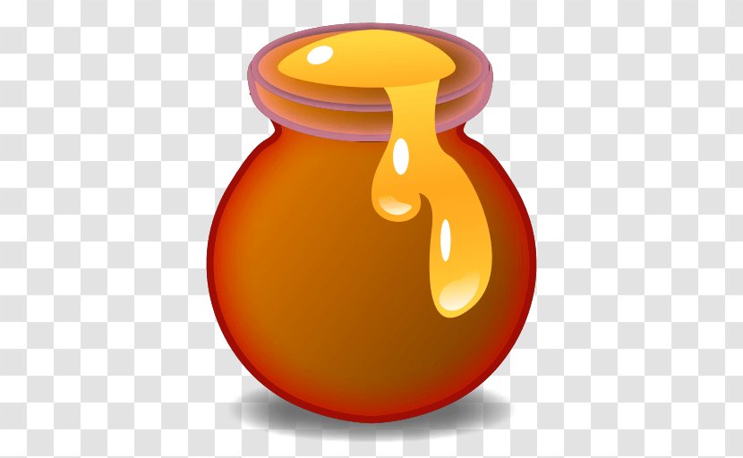 Emoji Honeypot Bee Android SMS - Honey Toast Transparent PNG