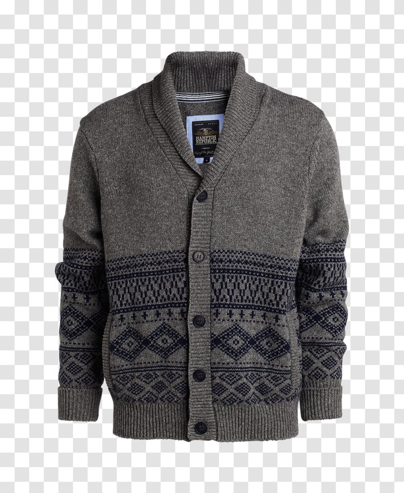 Cardigan Button Wool Sleeve Jacket - Zipper Transparent PNG