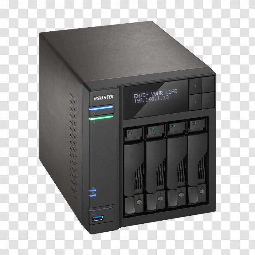 Network Storage Systems ASUSTOR Inc. Data Multi-core Processor DDR3 SDRAM - Electronic Device - File Transparent PNG