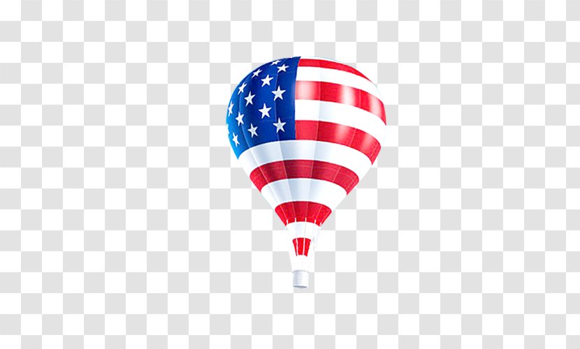 Australian American Flag - Hot Air Balloon Transparent PNG