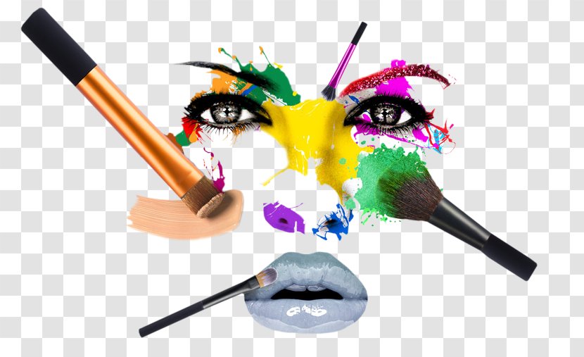 Make-up Artist Cosmetics Logo Fashion - Beauty - Design Transparent PNG