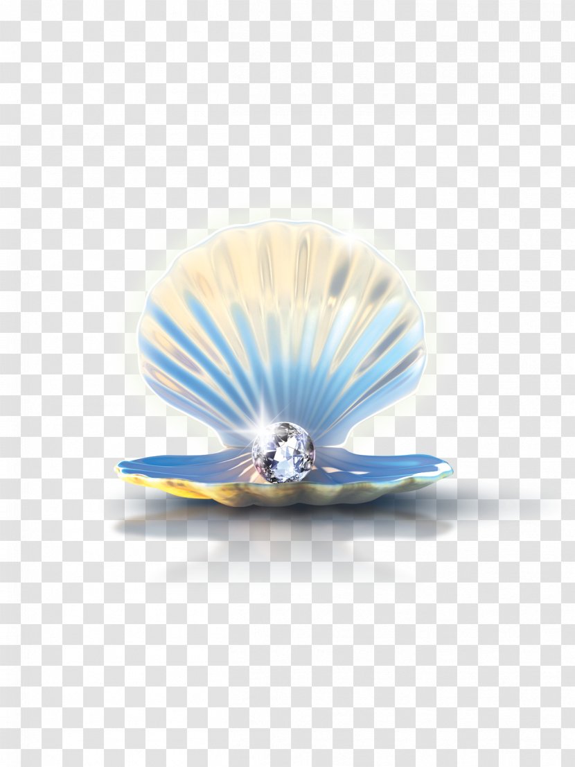Pearl - Cobalt Blue - Shiny Diamond Creative Background Transparent PNG