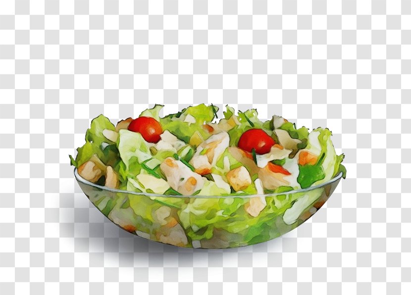 Israeli Salad Fattoush Greek Caesar Vegetarian Cuisine - Food Transparent PNG