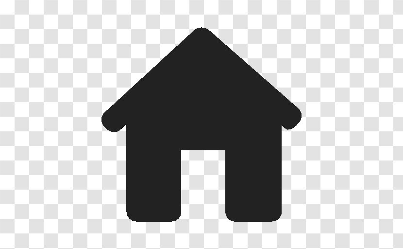 House Home - Black - White Transparent PNG