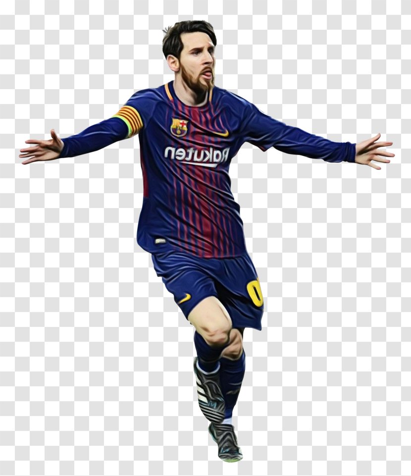 Messi Cartoon - Sports - Soccer Kick Transparent PNG