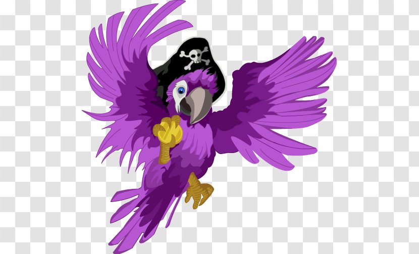 Piracy Parrot Clip Art - Fictional Character - Pirate Transparent Transparent PNG