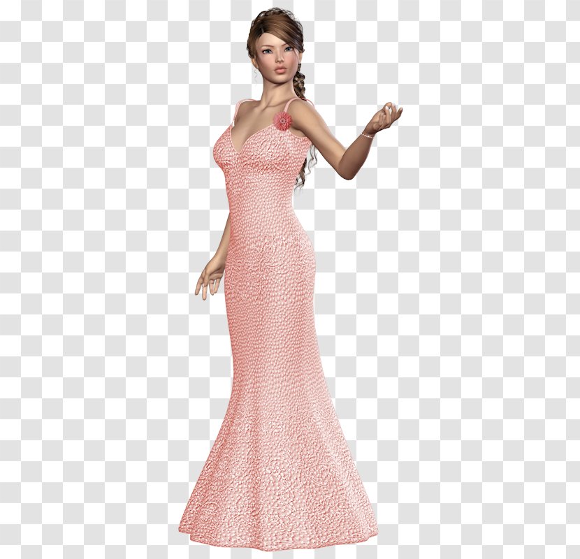 Cocktail Dress Evening Gown - Watercolor Transparent PNG