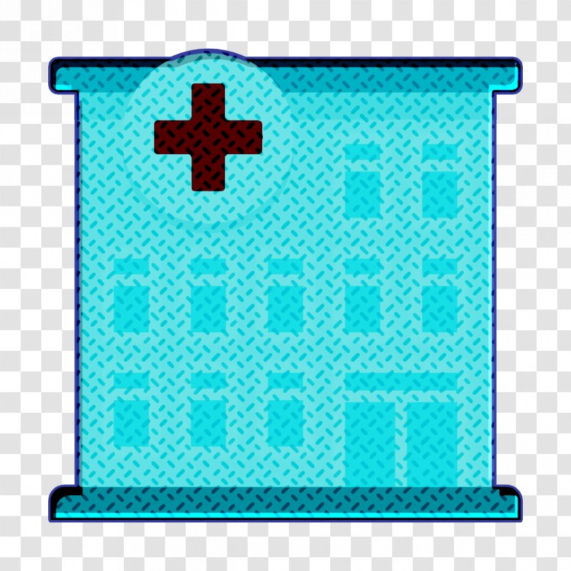 Travel & Places Emoticons Icon Hospital - Green - Rectangle Cross Transparent PNG
