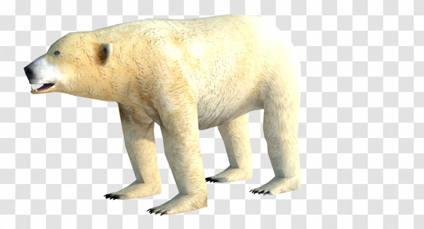 Polar Bear Low Poly 3D Computer Graphics Modeling - 3d Transparent PNG
