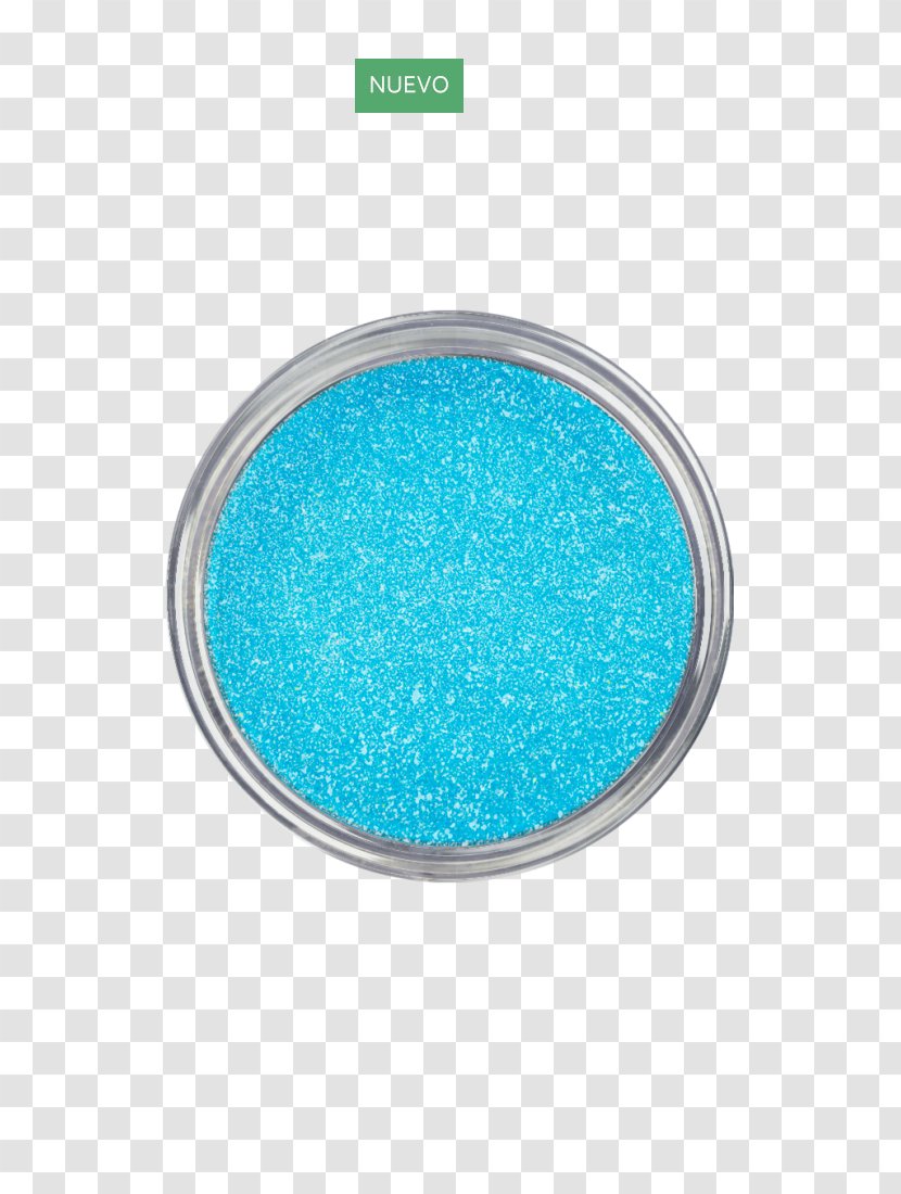 Turquoise Glitter - Powder Transparent PNG