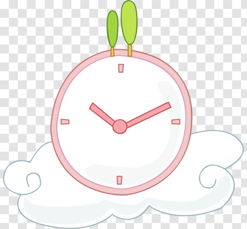 Cartoon Handshake Clock Illustration - Watch - Cute Transparent PNG