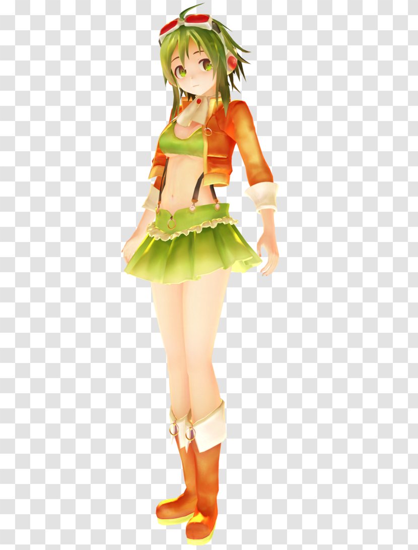 Megpoid Vocaloid MikuMikuDance Character Sega - Silhouette - Cartoon Transparent PNG