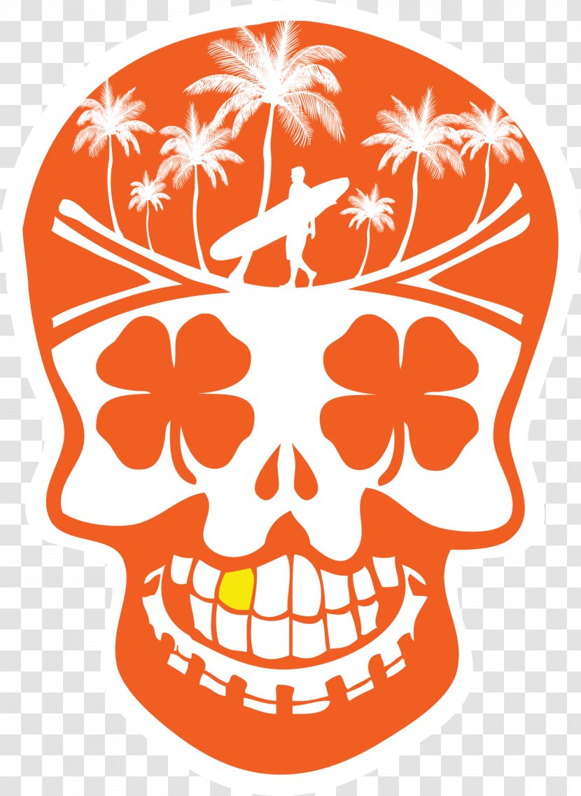 Skull Food Flower Clip Art - Sugar Skulls Transparent PNG