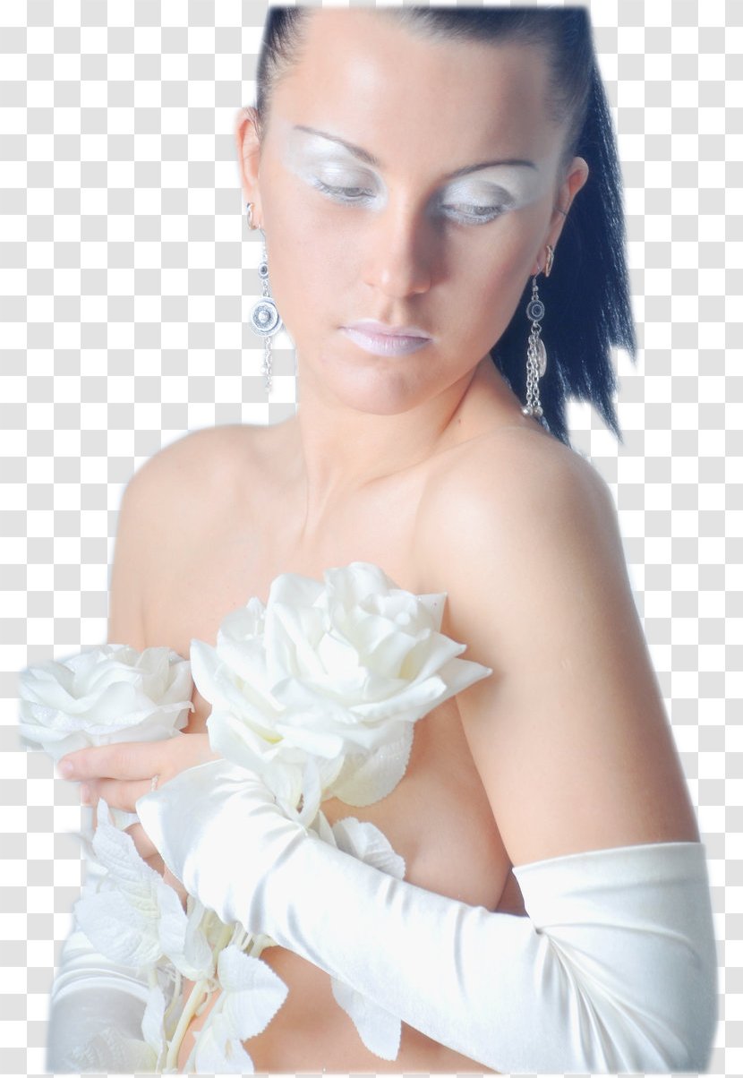 Bride Wedding Dress Photo Shoot Flower - Silhouette - Europe Female Models Transparent PNG